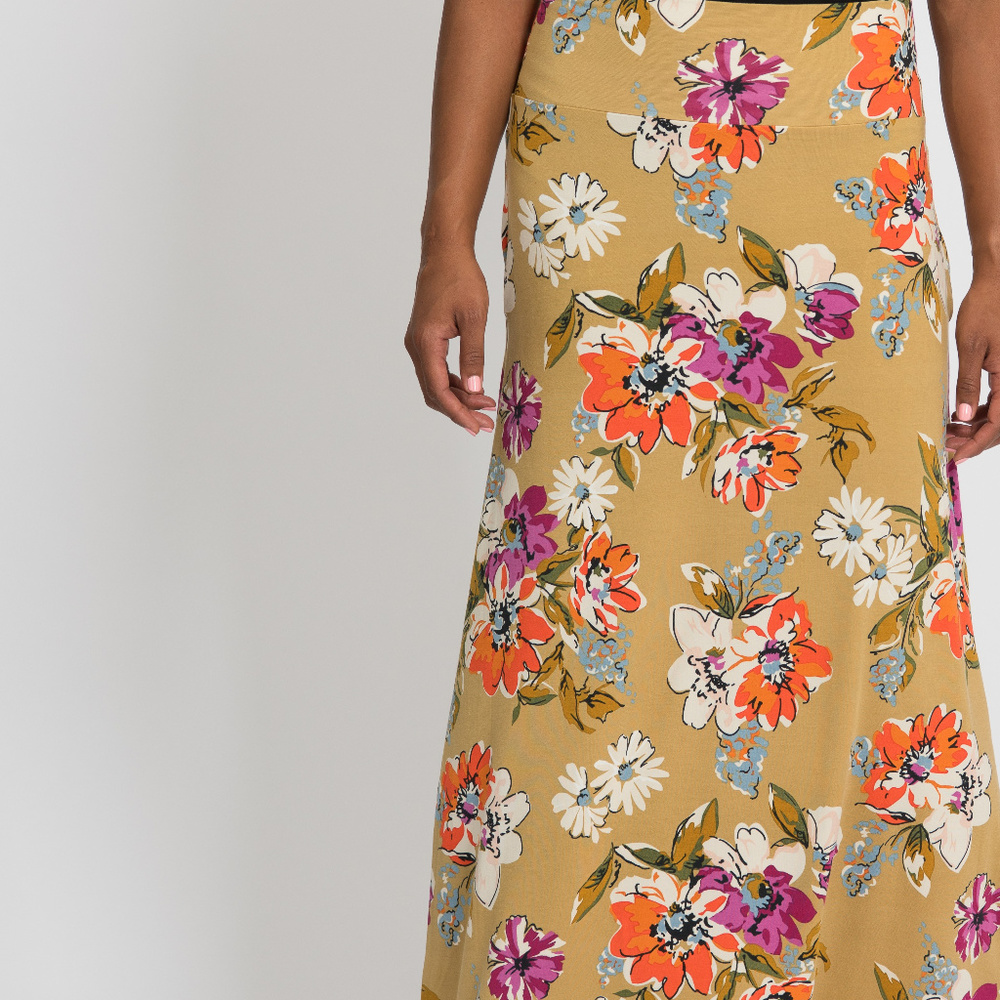 Maxi Skirt Pocket Organic Girl Max Gold